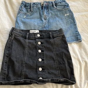 Kids denim skirt BUNDLE size 7/8